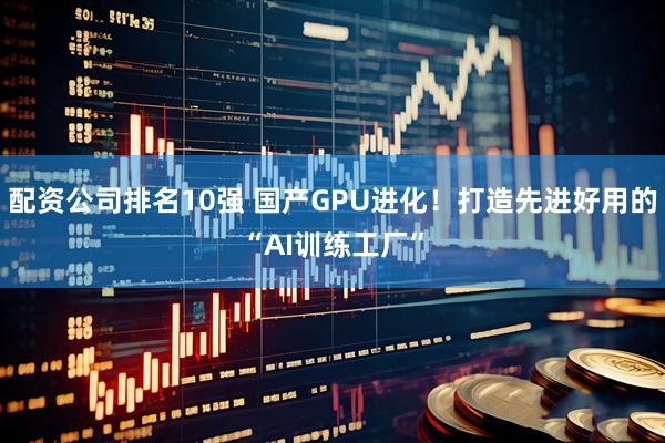 配资公司排名10强 国产GPU进化！打造先进好用的“AI训练工厂”